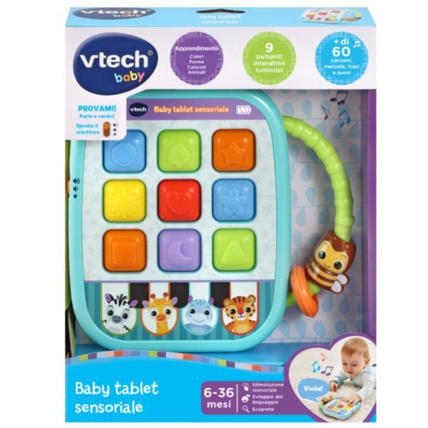V-TECH BABY TABLET SENSORIALE CON LUCI CANZONI E SUONI