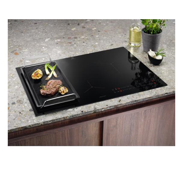 Electrolux EIS82449C - Piano cottura a induzione - 4 piastre - larghezza: 78 cm - prof. 52 cm - nero