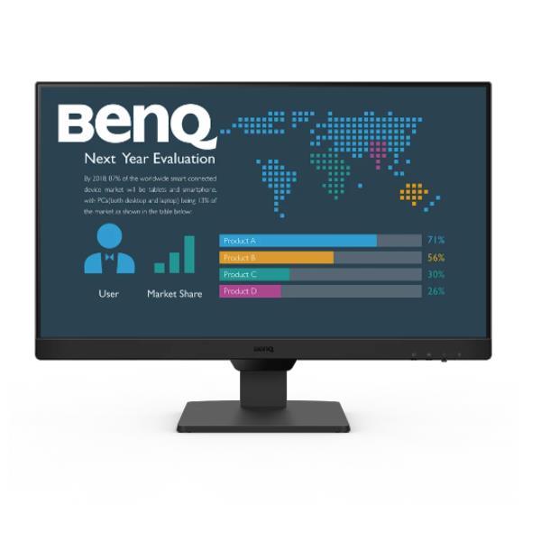 BenQ BL2490 - Monitor a LED - 23.8" - 1920 x 1080 Full HD (1080p) @ 100 Hz - IPS - 250 cd/m² - 1300:1 - 5 ms - 2xHDMI, DisplayPort - altoparlanti - nero