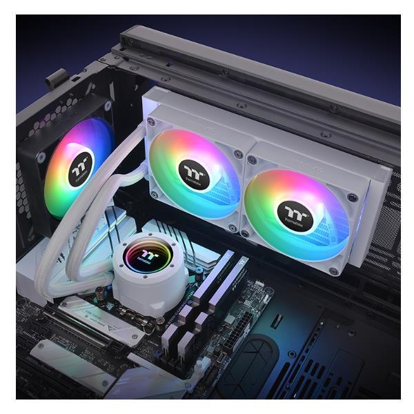 THERMALTAKE - TH240 V2 ARGB Sync CPU Liquid Cooler Snow EditionAll-In-One