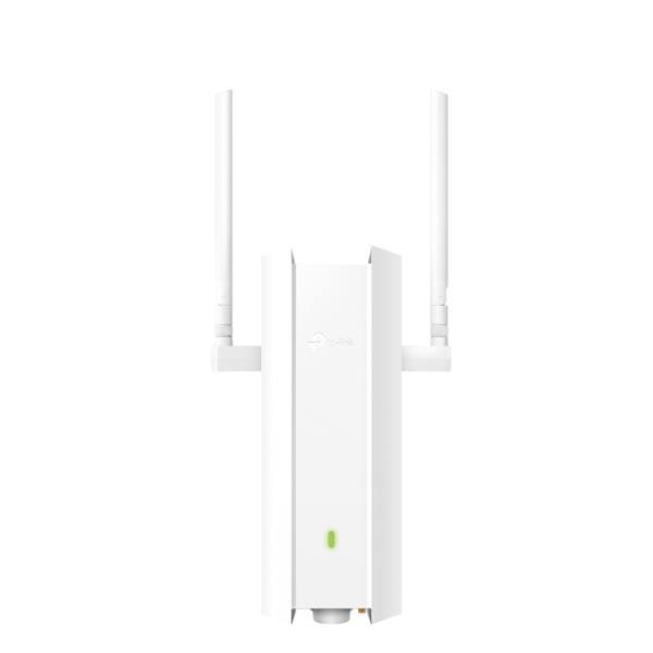 TP-LINK OMADA EAP625-OUTDOOR HD ACCESS POINT PER ESTERNI WIRELESS DUAL BAND 2.4/5GHz WI-FI 6 1800 Mbit/s PoE 2 ANTENNE ESTERNE MONTABILE SU ASTA O A PARETE BIANCO