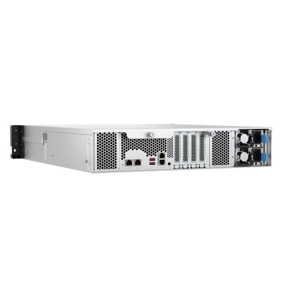 QNAP TS-H1277AXU-RP - Server NAS - 12 alloggiamenti - montabile in rack - SATA 6Gb/s - RAID RAID 0, 1, 5, 6, 10, 50, JBOD, 60 - RAM 32 GB - 2.5 Gigabit Ethernet / 10 Gigabit Ethernet - iSCSI supporto - 2U
