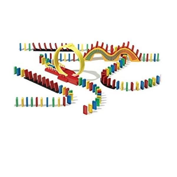 GOLIATH DOMINO EXPRESS AMAZING LOOPING CON UN DOPPIO PONTE 3 BINARI E ALTRO