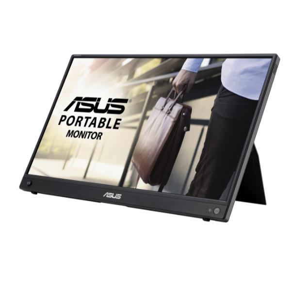 ASUS ZenScreen MB166C - Monitor a LED - 15.6" - portatile - 1920 x 1080 Full HD (1080p) @ 60 Hz - IPS - 250 cd/m² - 800:1 - 5 ms - USB-C