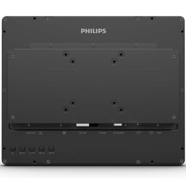 Philips B Line 152B1TFL - Monitor a LED - 15" - touchscreen - 1024 x 768 XGA @ 75 Hz - TN - 450 cd/m² - 800:1 - 4 ms - HDMI, DVI-D, VGA, DisplayPort - black texture