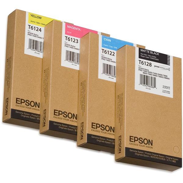 Epson - Tanica - Nero opaco - T6128 - C13T61280N - 220ml