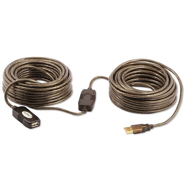 Lindy - Prolunga USB - USB (M) a USB (F) - USB 2.0 - 20 m - attivo