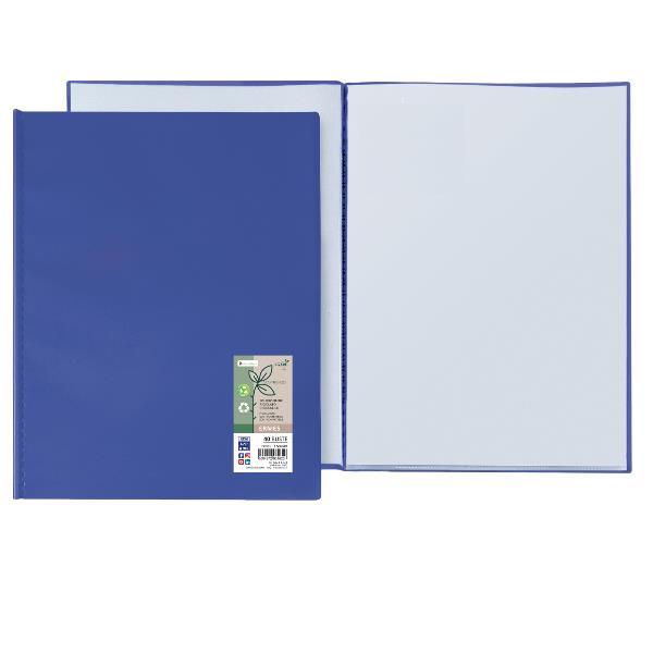 Portalistini Ermes - PP riciclato - 22 x 30 cm - 40 buste - blu - Sei Rota