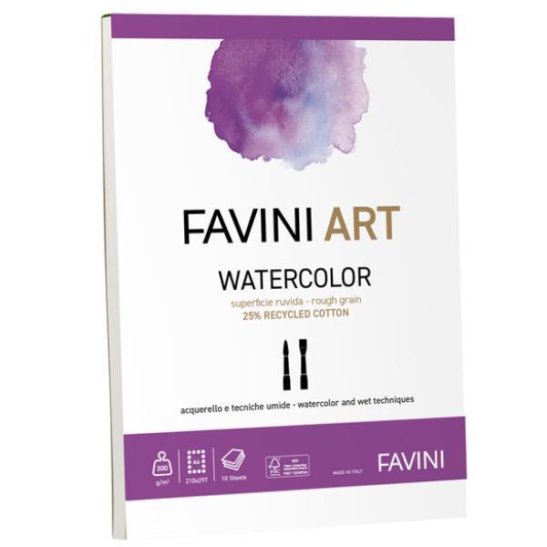Album collato Watercolor - A5 - 300 gr - 10 fogli - Favini Art