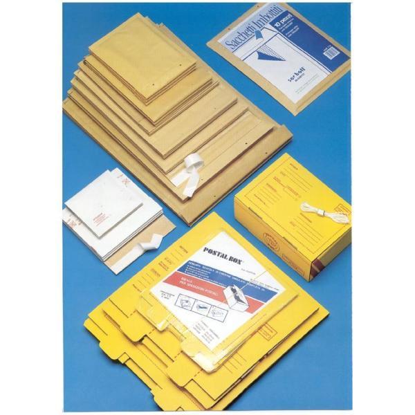 Busta imbottita Sacboll - B (14 x 27 cm) - carta - avana - Blasetti - conf. 10 pezzi