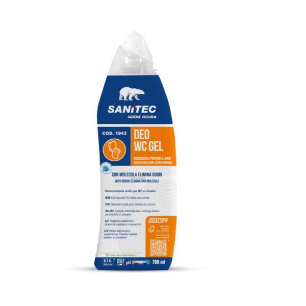 Detergente disincrostante Deo WC gel - eliminaodori - 700 ml - Sanitec