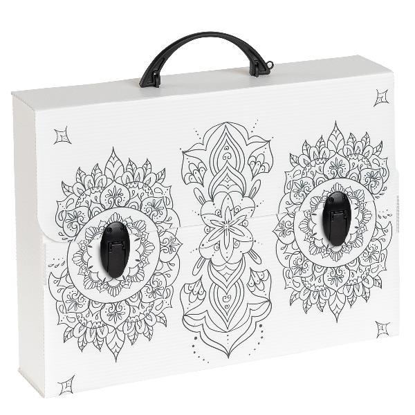 Valigetta polionda Smart - 27 x 37,5 cm - dorso 8 cm - fantasie assortite - Favorit