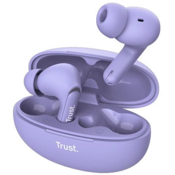 Trust Yavi - True wireless earphones con microfono - in-ear - Bluetooth - viola