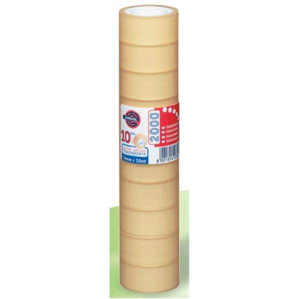 Eurocel PP 2000 - Nastro da imballaggio - 19 mm x 10 m - polipropilene orientato biassialmente - trasparente, miele