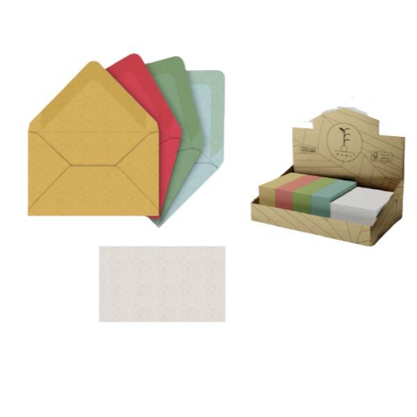 PIGNA COFANETTO KAMI 7 COLOR BUSTE E CARTONCINI 74X112 mm COLORI ASSORTITI CONF 200 Pz.
