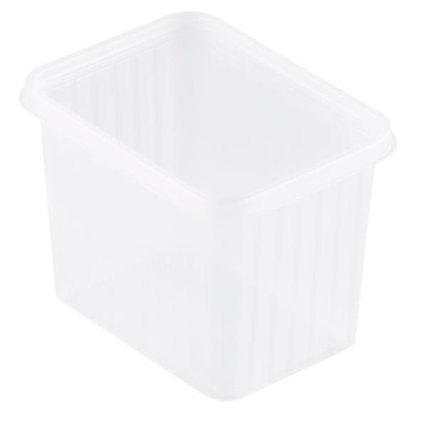 Duni - Contenitore per cibo - 1000 ml - rettangolare - usa e getta (pacchetto di 25)