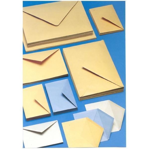 BLASETTI BUSTE DI CARTA TAGLIO A PUNTA GOMMATA 250X353 mm 100 GR COL. GIALLO CONF 250