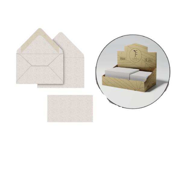 PIGNA COF. KAMI BUSTE E CARTONCINI 90X140 mm CHIUSURA ADESIVA BIANCO CONF 200 Pz.