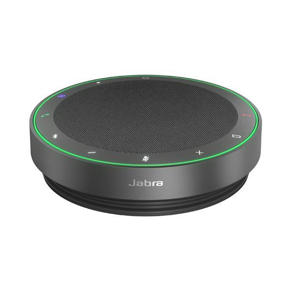 Jabra Speak2 75 MS - Vivavoce a mani libere - Bluetooth - senza fili - USB-C, USB-A - grigio scuro - Certificato per Microsoft Teams Rooms, Ottimizzato per Microsoft Teams, Certificato Microsoft Swift Pair