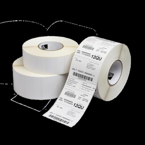 Zebra Z-Select 2000T - Opaca - adesivo acrilico permanente - rivestito - perforato - bianco - 102 x 76 mm 11160 etichette (12 rotolo(i) x 930) etichette