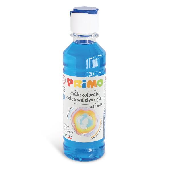 PRIMO COLLA AD ACQUA COLORATA FLACONE DA 240 ML BLU
