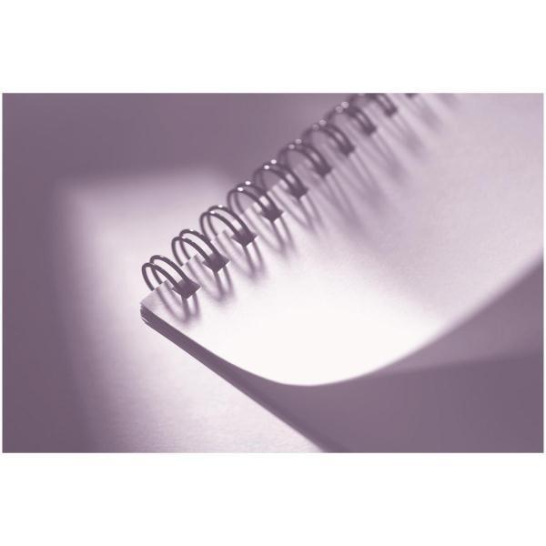 Fellowes - 10 mm - 297 mm - 34 anelli - A4 (210 x 297 mm) - 80 fogli - bianco - 100 pezzi filo per rilegatura - per Fellowes Galaxy E, Galaxy Wire, Quasar 130