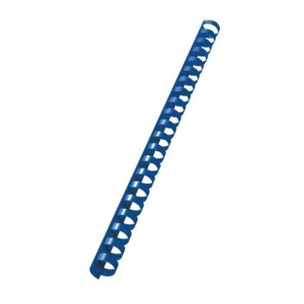 Fellowes Plastic Comb Round - 12 mm - 29.7 cm - 21 anelli - A4 (210 x 297 mm) - 80 fogli - blu - 100 pezzi pettine per la rilegatura in plastica - per Fellowes Galaxy 500, Orion 500, Pulsar+ 300, Quasar+ 500, Star+ 150, Starlet 2+