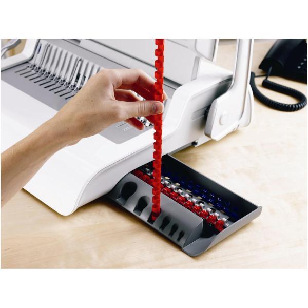 Fellowes - 14 mm - 30 cm - 21 anelli - A4 (210 x 297 mm) - 100 fogli - blu - 100 pezzi pettine per la rilegatura in plastica