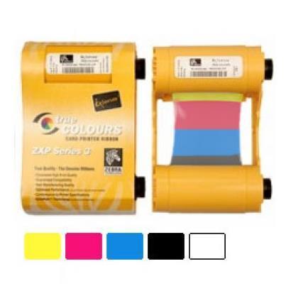 ZEBRA 800033-840 ROTOLO RIBBON COLORATO YELLOW CYANO MAGENTA BLACK IN USO PER STAMPANTI CARD/BADGE