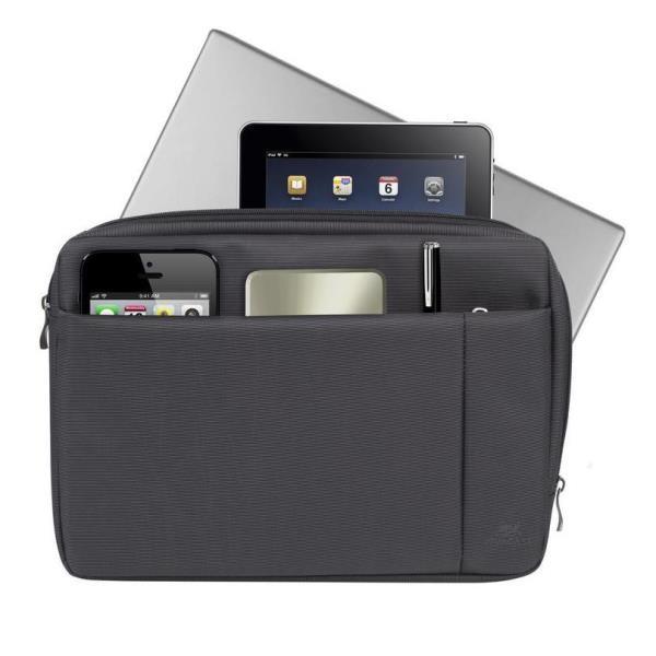 RIVACASE 8203BK CUSTODIA UNIVERSALE PER NOTEBOOK 13.3" IN POLIESTERE COLORE NERO