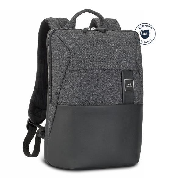 Riva Case Lantau 8825 - Zaino porta computer - 13.3" - nero melange