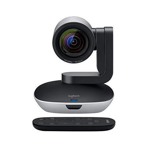LOGITECH PTZ PRO 2 CAMERA USB HD 1080P AUTOFOCUS CAMPO VISIVO 90 GRADI ZOOM 10X TELECOMANDO