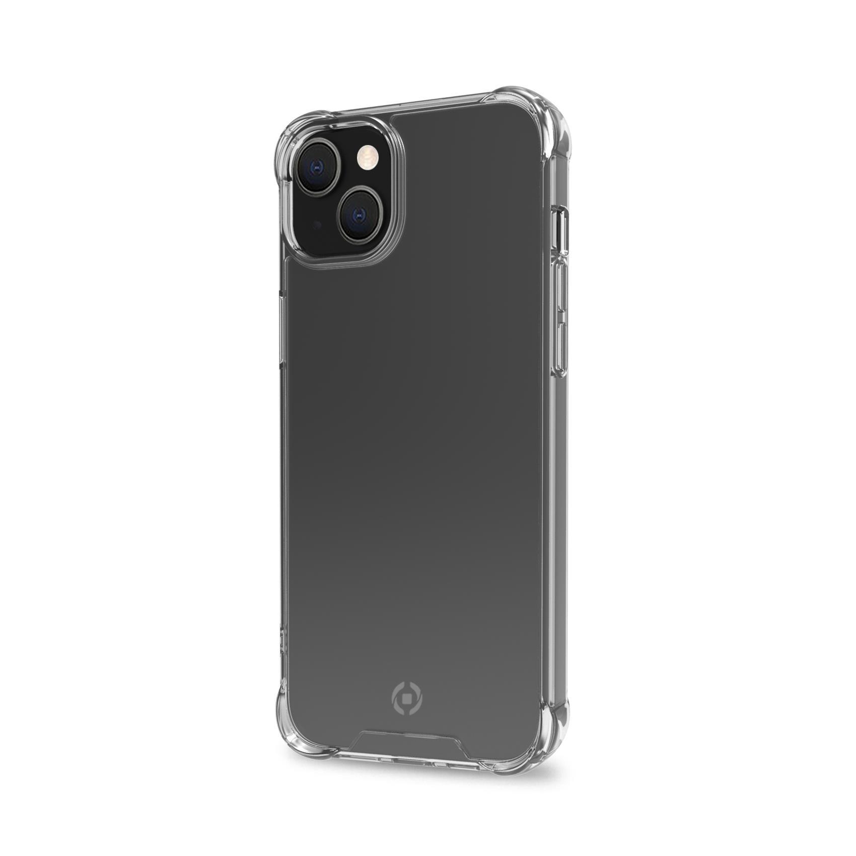 Celly Armor - Cover per cellulare - policarbonato, TPU (poliuretano termoplastico) - bianco, trasparente - per Apple iPhone 14 Plus
