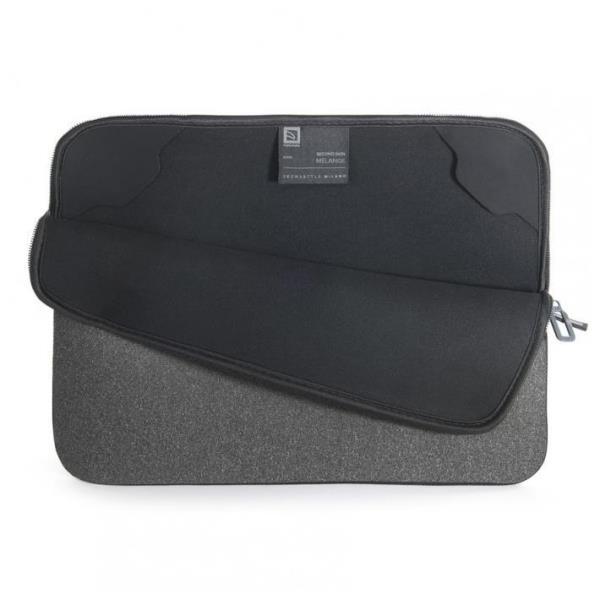 Tucano Second Skin Melange - Custodia per notebook - 15" - 15.6" - nero