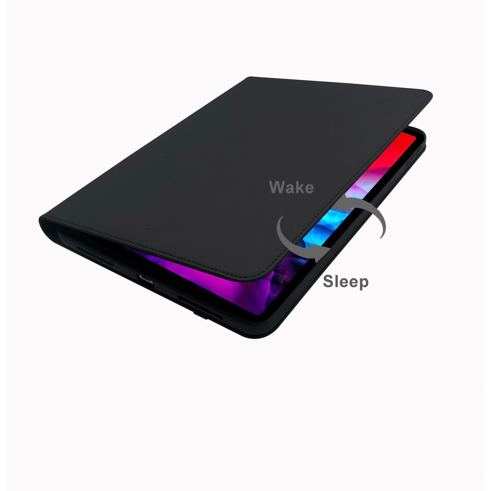 Celly BookBand - Flip cover per tablet - ecopelle - nero - per Samsung Galaxy Tab S7