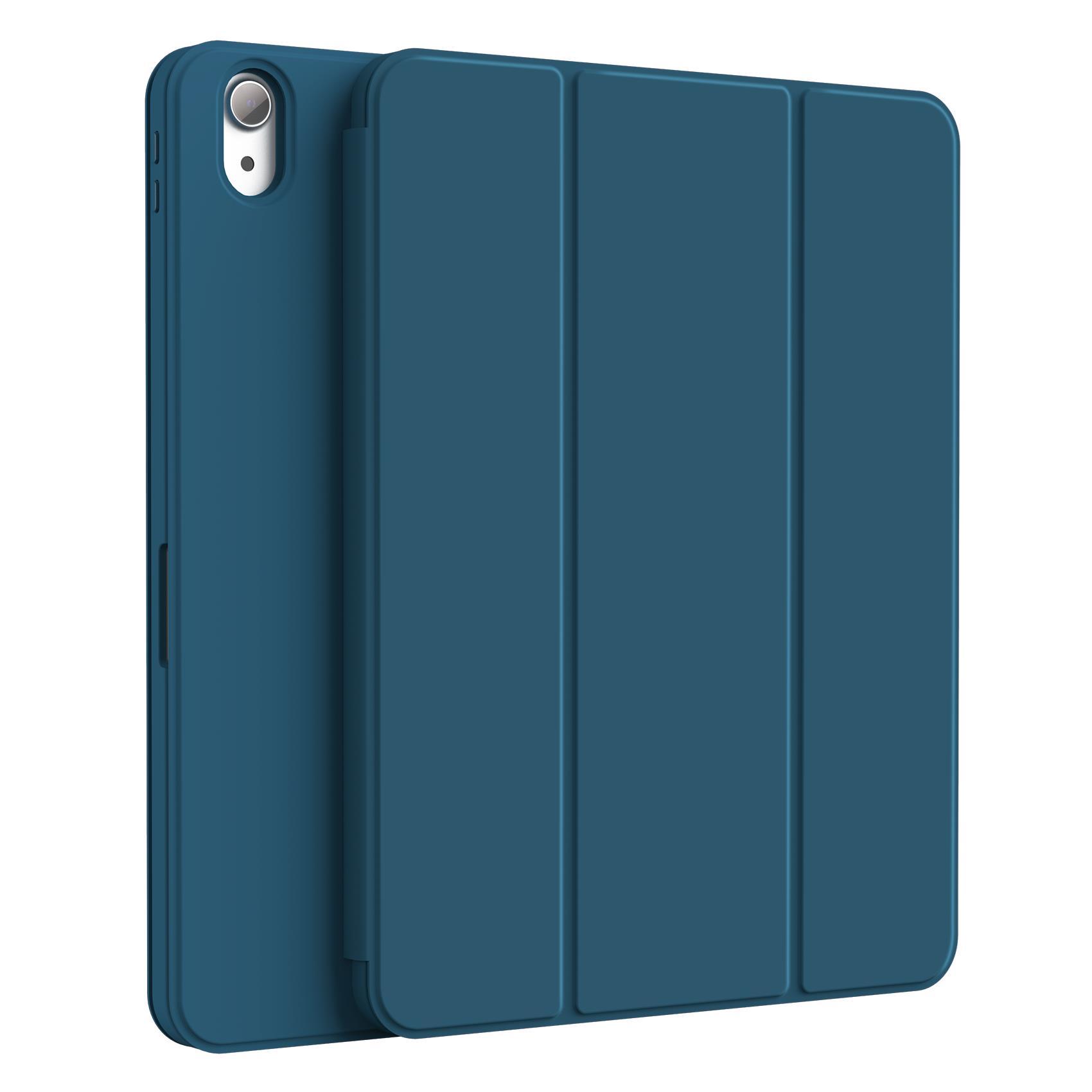 Celly BOOKMAG - Flip cover per tablet - staccabile, magnetica - poliuretano - blu - per Apple 10.9-inch iPad (10^ generazione)