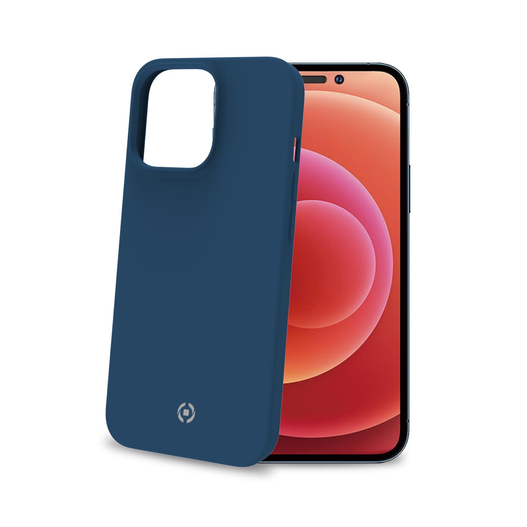 Celly Cromo - Cover per cellulare - TPU (poliuretano termoplastico), rivestimento in silicone - per Apple iPhone 14 Pro Max