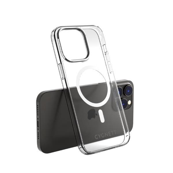Cygnett AeroShield - Custodia MagSafe per iPhone 14 Plus - Trasparente