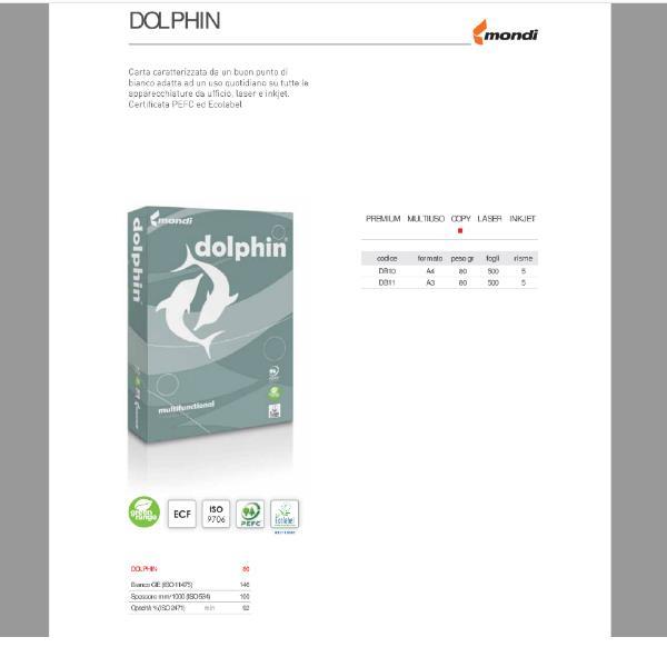 MONDI DOLPHIN/A4-CF300RISME- 80GR
