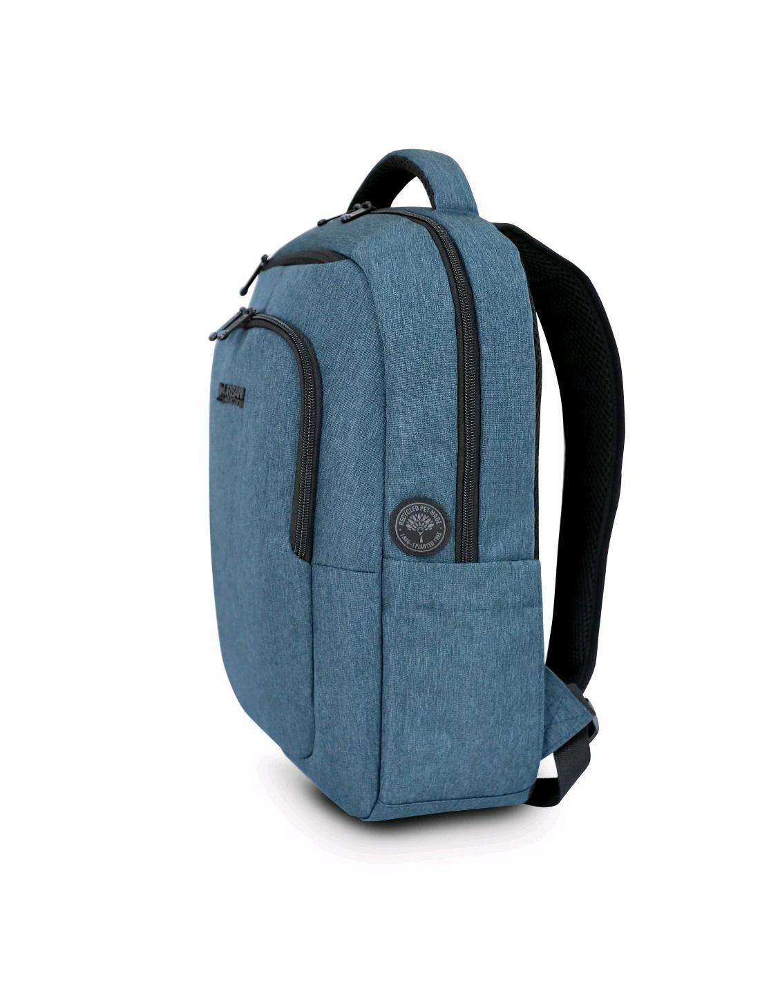 Urban Factory Cyclee City - Zaino porta computer - eco - 15.6" - blu chiaro, Deep Blue