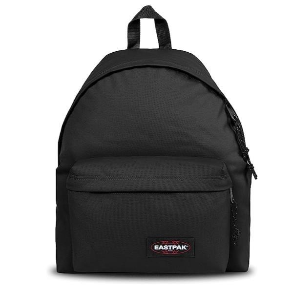 EASTPACK PADDED PAK ZAINO IN POLIESTERE POLIAMMIDE 40X30X18 CM 24 LT SPALLACCI IMBOTTITI ANTISCIVOLO TASCA FRONTALE NERO