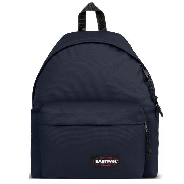 EASTPACK PADDED PAK ZAINO IN POLIESTERE POLIAMMIDE 40X30X18 CM 24 LT SPALLACCI IMBOTTITI ANTISCIVOLO TASCA FRONTALE BLU ULTRA MARINE
