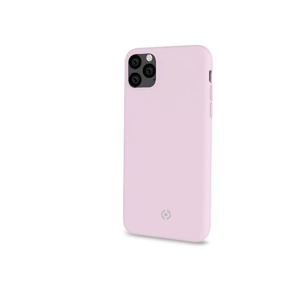 Celly FEELING FEELING1000PK - Cover per cellulare - silicone liquido - rosa - per Apple iPhone 11 Pro