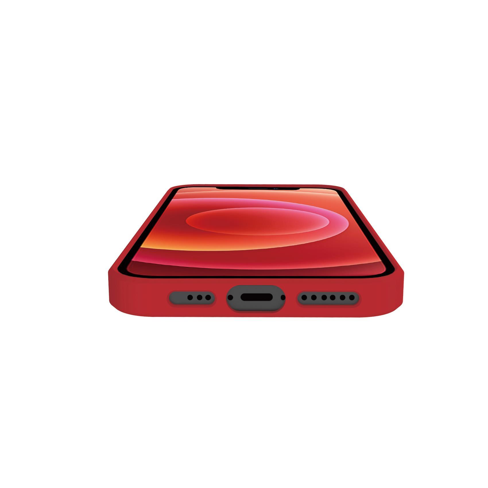 Celly FEELING - Cover per cellulare - silicone - rosso - per Apple iPhone 13