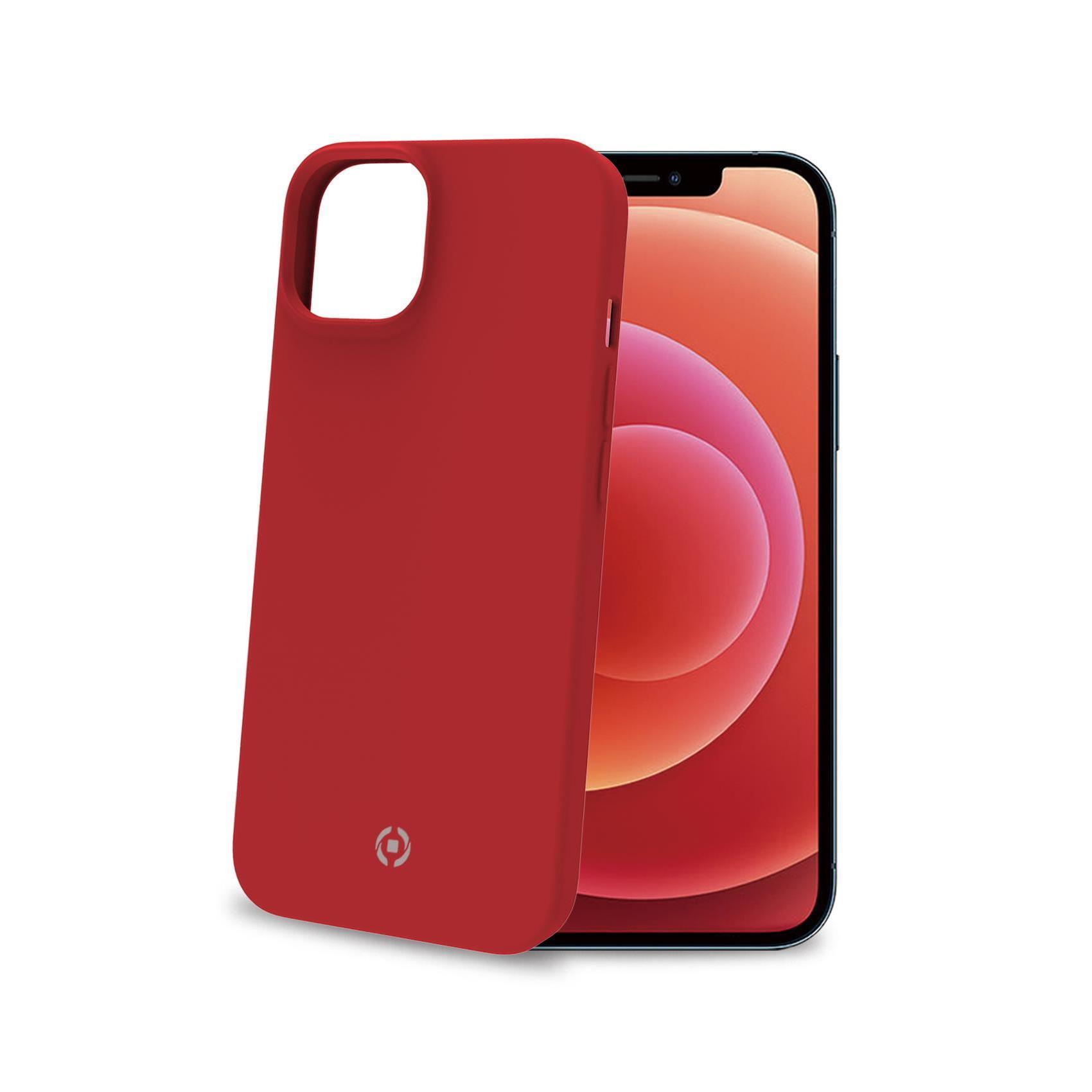 Celly FEELING - Cover per cellulare - silicone - rosso - per Apple iPhone 14