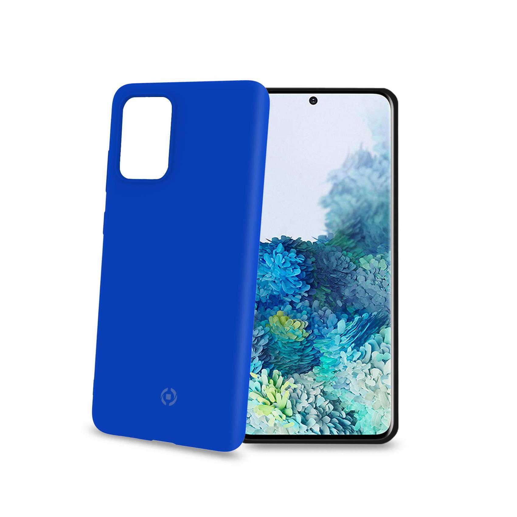 Celly FEELING - Cover per cellulare - silicone - blu - per Samsung Galaxy S20+