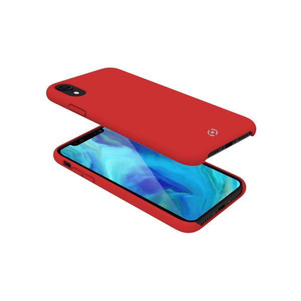 Celly FEELING FEELING998RD - Cover per cellulare - silicone liquido - rosso - per Apple iPhone XR