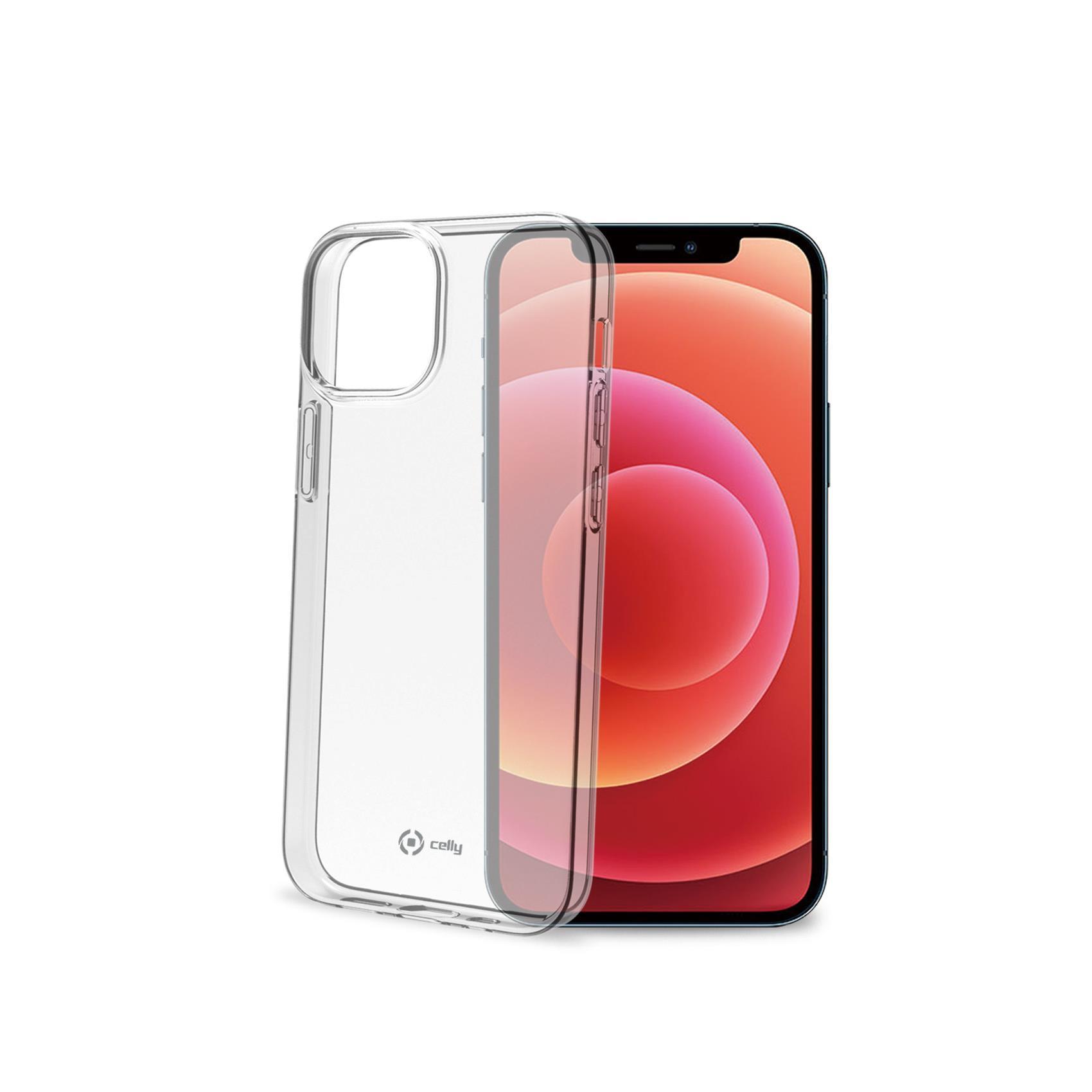Celly Gelskin - Cover per cellulare - TPU (poliuretano termoplastico) - trasparente - per Apple iPhone 13 mini