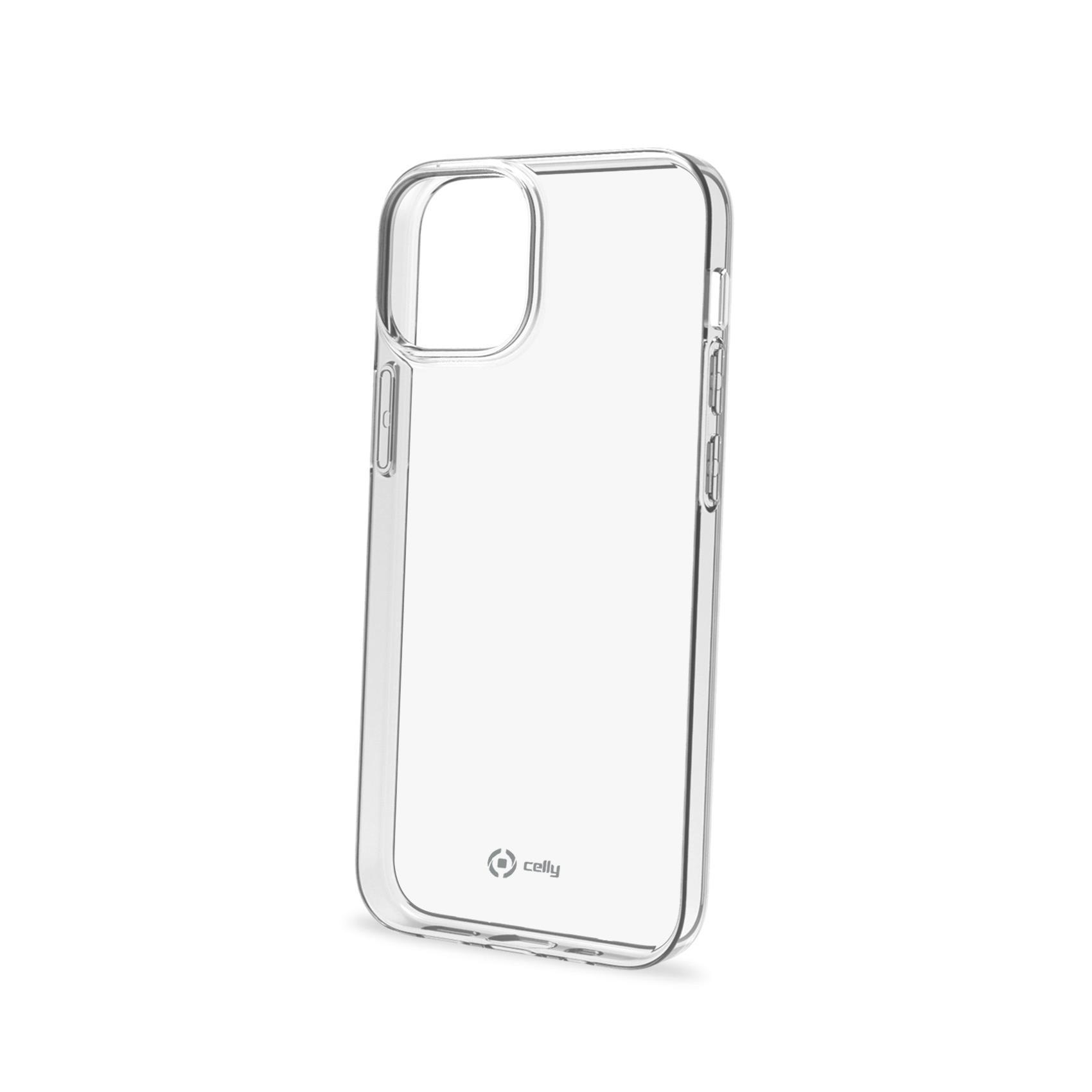 Celly Gelskin - Cover per cellulare - TPU (poliuretano termoplastico) - trasparente - per Apple iPhone 13