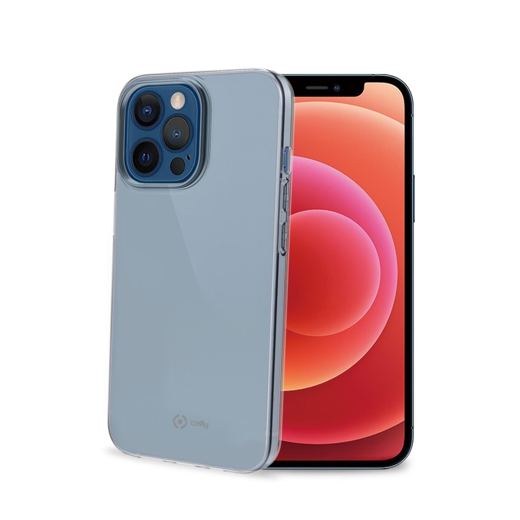 Celly Gelskin - Cover per cellulare - TPU (poliuretano termoplastico) - trasparente - per Apple iPhone 13 Pro Max